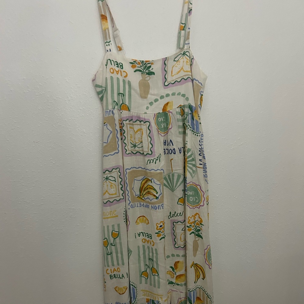 Colorful Printed Maxi Dress
